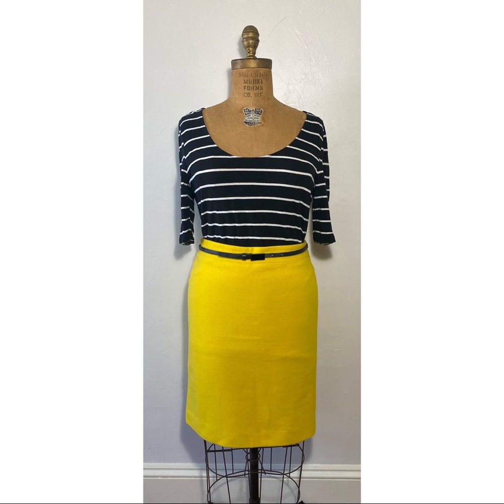 J Crew Wool Blend Pencil Skirt